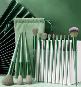 ANBBAS Travel Makeup Brush Set Foundation Powder Concealers Eye Shadows Makeup Set