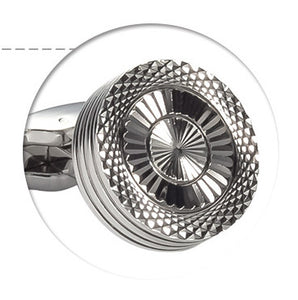 ANBBAS Round S925 Silver Platinum Plated Cufflinks, Exuding Luxurious Style
