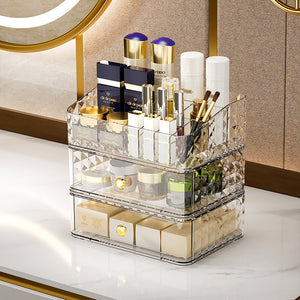 ANBBAS 3-Layer Makeup Storage Organizer for Vanity Dresser Bathroom Countertop