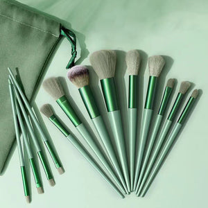 ANBBAS Travel Makeup Brush Set Foundation Powder Concealers Eye Shadows Makeup Set