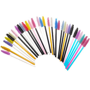 ANBBAS 100pcs Disposable Eyelash Brush Spoolies for Eyebrow Extensions