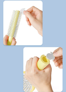 ANBBAS Curved Vented Hair Brush Faster Blow Drying Detangling Brush for Hair Style