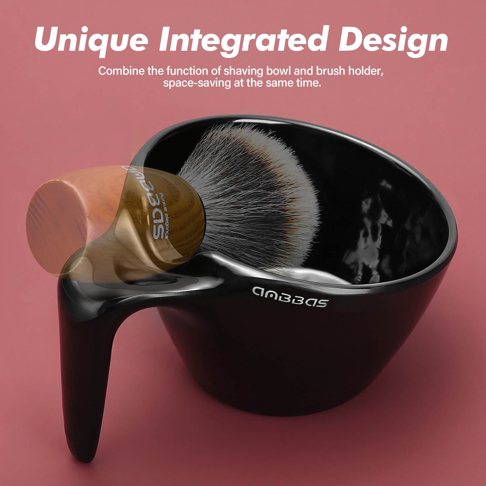 Anbbas 3in1 Shaving Brush Set with POP Mug | World’s First Professional Lathering Mug(9 Kits)