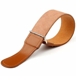 Leather Sharpening Strop Belt Barber Salon Razor Sharpener Double Side Polish