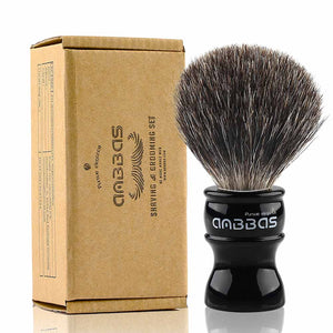 Black Badger Hair Shaving Brush with Resin Handle