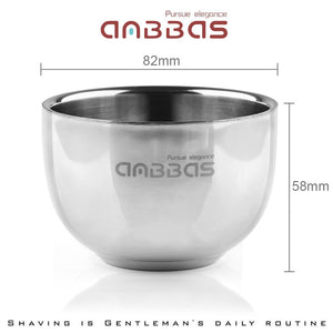 3IN1 Synthetic Shaving Brush Set,Shaving Stand + Bowl Perfect for Men Gift Idea