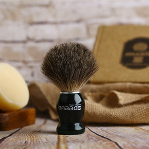 4in1 Shaving Set,Badger Brush,Stand Holder,Bowl and Refill Soap Bar