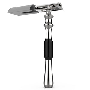 Double Edge Safety Razor,Long Handle for Close Manual Shaving