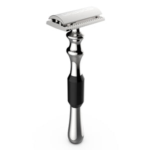 Double Edge Safety Razor,Long Handle for Close Manual Shaving