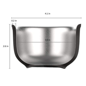 304 Stainless Steel Shaving Soap Bowl for Men Women Close Shave