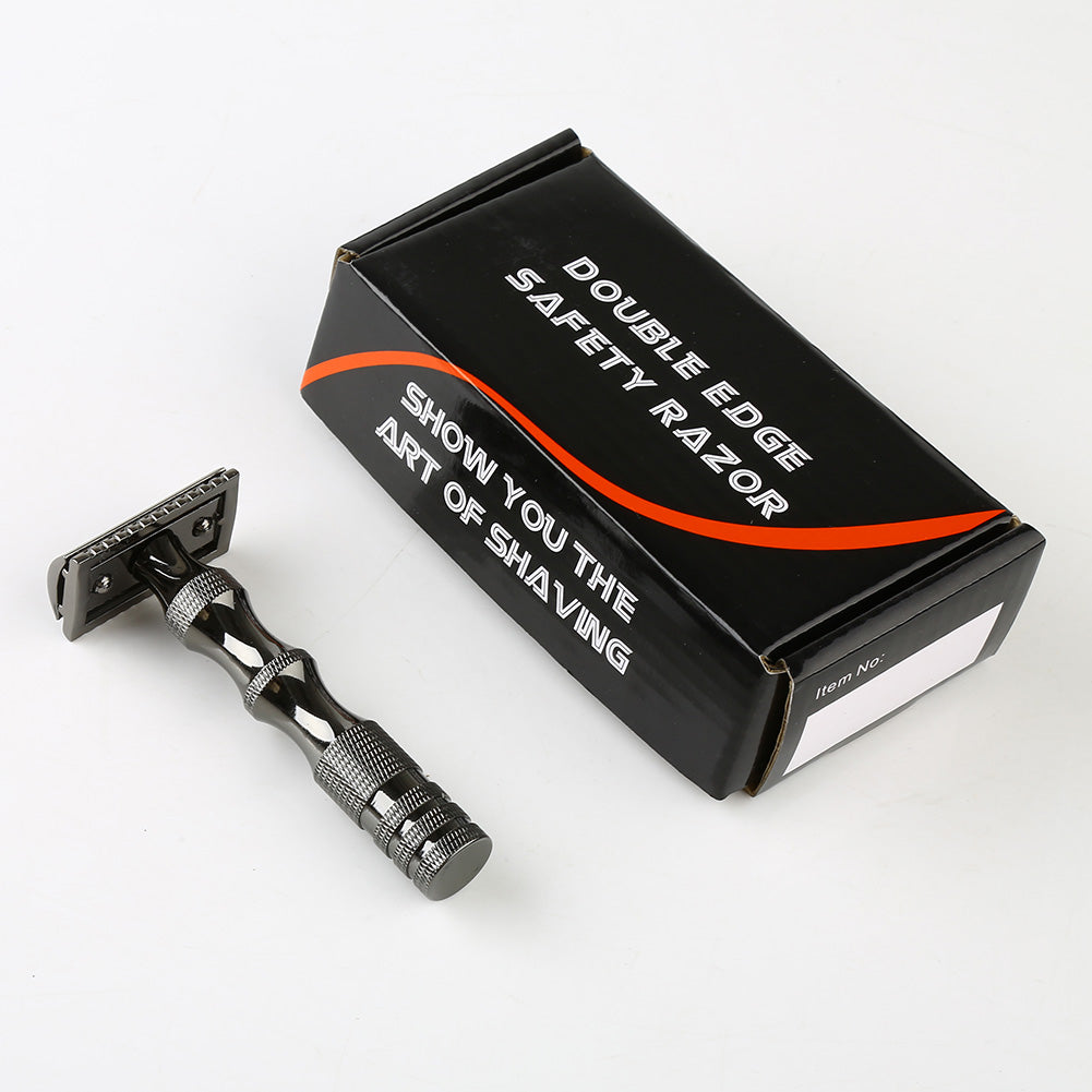 Alloy Double Edge Safety Razor with 10 Replacement Blades – Anbbas