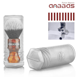 Synthetic Badger Shaving Brush with Traveling Case Tube