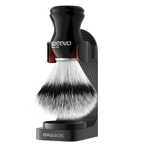 Anbbas Faux Badger Brush with ABS Adjustable Shaving Stand for Close Shave