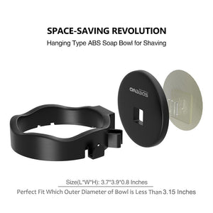 Space-Saving Design ABS Assembly Type Shaving Holder Stand for Soap Bowl