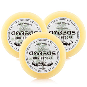 Sandalwood Shaving Soap Puck Refill for Shave Latheing(3pcs, 10.5oz)