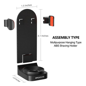 Hanging Style ABS Assembly Multipurpose Stand for Shaving Brushes and Razors