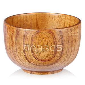 4" Solid Wood Lathering Foam Bowl Shaving Soap Mug