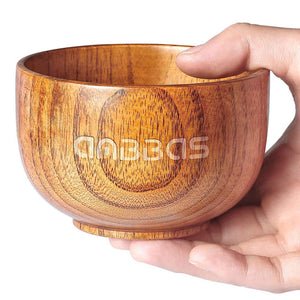 4" Solid Wood Lathering Foam Bowl Shaving Soap Mug