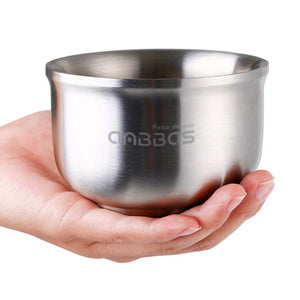 304 Stainless Steel Shaving Soap Bowl for Men Women Close Shave