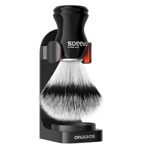 Anbbas Faux Badger Brush with ABS Adjustable Shaving Stand for Close Shave