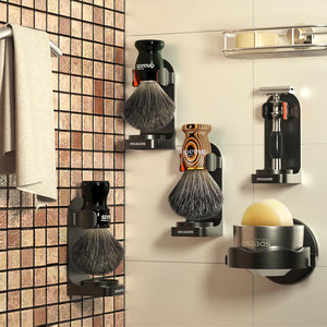 Space-Saving Design ABS Assembly Type Shaving Holder Stand for Soap Bowl